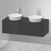 Image de Duravit White Tulip Meuble sous-vasque, 1 tiroir, WT4978BH1H1,