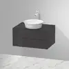 Image de Duravit White Tulip Meuble sous-vasque, 2 tiroirs, WT49850H1H1,