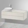 Image de Duravit White Tulip Meuble sous-vasque, 2 tiroirs, WT4987L3939,