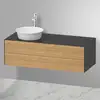 Image de Duravit White Tulip Meuble sous-vasque, 2 tiroirs, WT4987LH5H1,