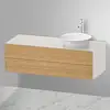 Image de Duravit White Tulip Meuble sous-vasque, 2 tiroirs, WT4987RH539,