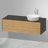Image de Duravit White Tulip Meuble avec plan de toilette, WT4987RH558,