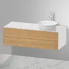 Image de Duravit White Tulip Meuble sous-vasque, 2 tiroirs, WT4987RH585,