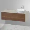 Image de Duravit White Tulip Meuble avec plan de toilette, WT4987R7760,