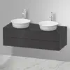 Image de Duravit White Tulip Meuble sous-vasque, 2 tiroirs, WT4988BH1H1,