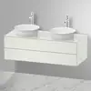 Image de Duravit White Tulip Meuble sous-vasque, 2 tiroirs, WT4988B3636,