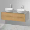 Image de Duravit White Tulip Meuble sous-vasque, 2 tiroirs, WT4988BH592,