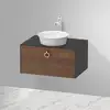 Image de Duravit White Tulip Meuble avec plan de toilette, WT498007758,