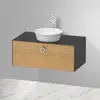 Image de Duravit White Tulip Meuble sous-vasque, 1 tiroir, WT49810H5H1,