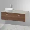 Image de Duravit White Tulip Meuble avec plan de toilette, WT4982L7760,