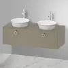 Image de Duravit White Tulip Meuble sous-vasque, 1 tiroir, WT4983BH2H2,