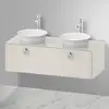 Image de Duravit White Tulip Meuble sous-vasque, 1 tiroir, WT4983B3939,
