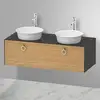 Image de Duravit White Tulip Meuble avec plan de toilette, WT4983BH558,