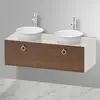 Image de Duravit White Tulip Meuble avec plan de toilette, WT4983B7739,