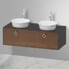 Image de Duravit White Tulip Meuble avec plan de toilette, WT4983B7758,