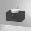 Image de Duravit White Tulip Meuble sous-vasque, 2 tiroirs, WT49900H1H1,
