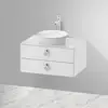 Image de Duravit White Tulip Meuble sous-vasque, 2 tiroirs, WT499008585,