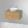 Image de Duravit White Tulip Meuble sous-vasque, 2 tiroirs, WT49900H5H2,