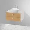 Image de Duravit White Tulip Meuble sous-vasque, 2 tiroirs, WT49900H539,
