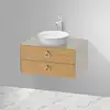 Image de Duravit White Tulip Meuble sous-vasque, 2 tiroirs, WT49900H560,