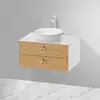 Image de Duravit White Tulip Meuble sous-vasque, 2 tiroirs, WT49900H585,