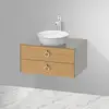 Image de Duravit White Tulip Meuble sous-vasque, 2 tiroirs, WT49900H592,