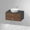 Image de Duravit White Tulip Meuble sous-vasque, 2 tiroirs, WT499007758,