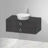 Image de Duravit White Tulip Meuble sous-vasque, 2 tiroirs, WT49910H1H1,