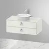 Image de Duravit White Tulip Meuble sous-vasque, 2 tiroirs, WT499103636,