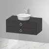 Image de Duravit White Tulip Meuble sous-vasque, 2 tiroirs, WT499105858,