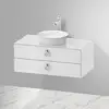 Image de Duravit White Tulip Meuble sous-vasque, 2 tiroirs, WT499108585,