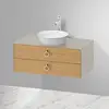 Image de Duravit White Tulip Meuble sous-vasque, 2 tiroirs, WT49910H560,