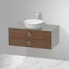 Image de Duravit White Tulip Meuble sous-vasque, 2 tiroirs, WT499107792,