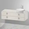 Image de Duravit White Tulip Meuble sous-vasque, 2 tiroirs, WT4992R3939,