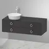 Image de Duravit White Tulip Meuble sous-vasque, 2 tiroirs, WT4992L5858,