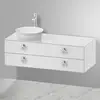 Image de Duravit White Tulip Meuble sous-vasque, 2 tiroirs, WT4992L8585,