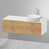 Image de Duravit White Tulip Meuble sous-vasque, 2 tiroirs, WT4992RH536,