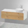 Image de Duravit White Tulip Meuble sous-vasque, 2 tiroirs, WT4992RH585,