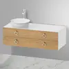 Image de Duravit White Tulip Meuble sous-vasque, 2 tiroirs, WT4992LH585,