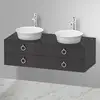 Image de Duravit White Tulip Meuble sous-vasque, 2 tiroirs, WT4993BH1H1,