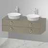 Image de Duravit White Tulip Meuble sous-vasque, 2 tiroirs, WT4993BH2H2,