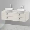Image de Duravit White Tulip Meuble sous-vasque, 2 tiroirs, WT4993B3939,