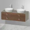 Image de Duravit White Tulip Meuble sous-vasque, 2 tiroirs, WT4993B77H2,