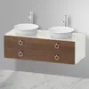 Image de Duravit White Tulip Meuble sous-vasque, 2 tiroirs, WT4993B7739,