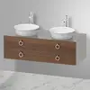Image de Duravit White Tulip Meuble sous-vasque, 2 tiroirs, WT4993B7792,