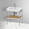 Image de Duravit White Tulip Support de lavabo, WT4546BH5H5,