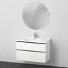 Image de Duravit D-Neo Meuble avec vasque et miroir, DE011102222,