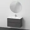 Image de Duravit D-Neo Meuble avec vasque et miroir, DE011104949,