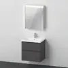 Image de Duravit D-Neo Meuble avec vasque et armoire de toilette, DE0115L4949,