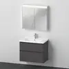 Image de Duravit D-Neo Meuble avec vasque et armoire de toilette, DE011604949,
